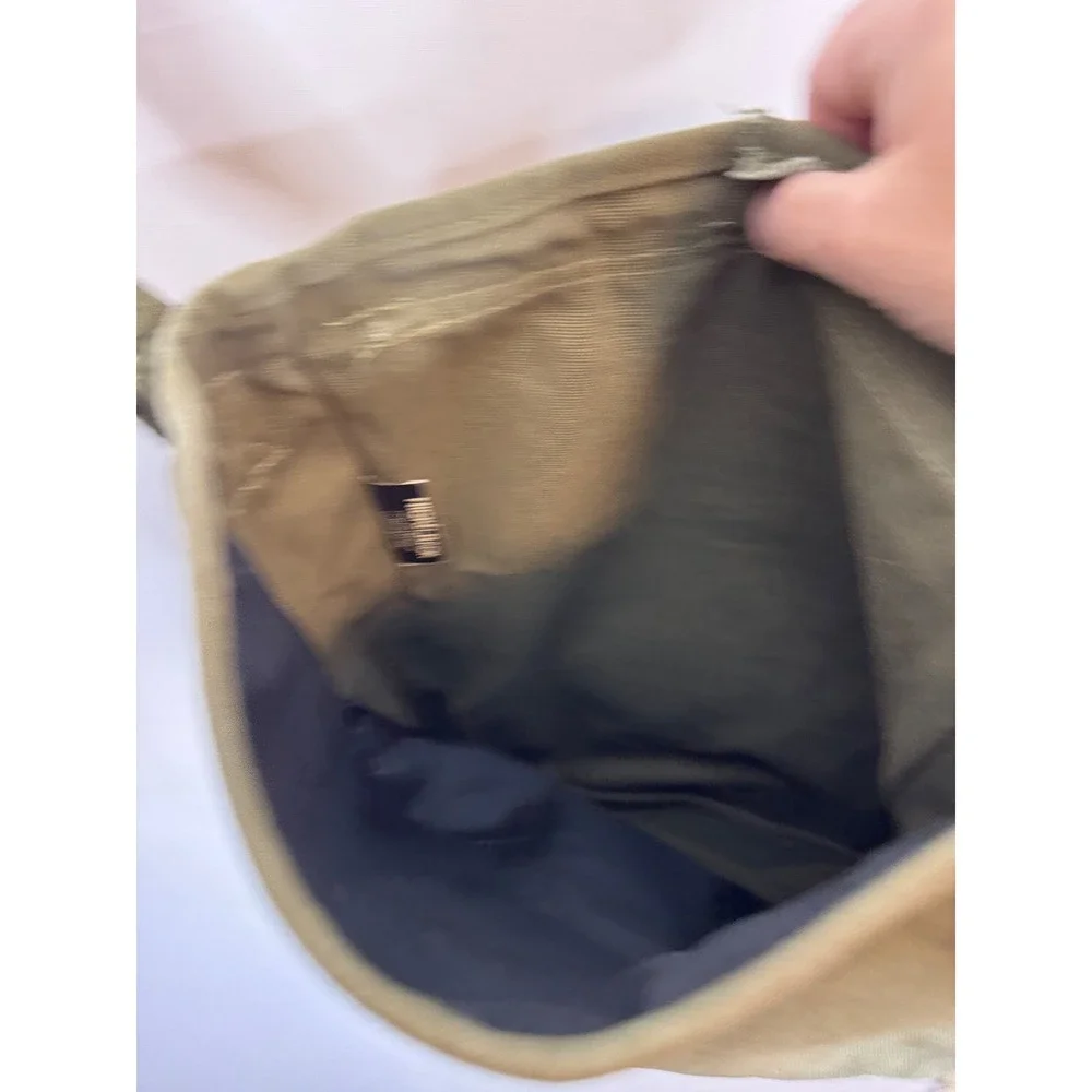 Nickelback Band Merchandise Messenger Bag Olive Green Canvas Crossbody Utility